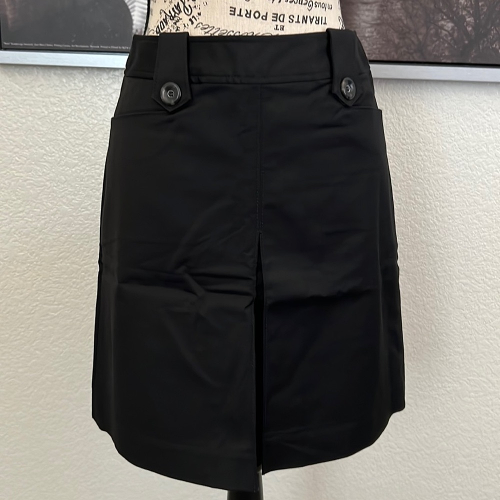 White House Black Market Black Skirt NWT